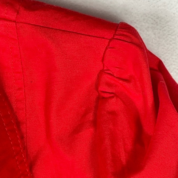 Jack by BB Dakota Vibrant Red Coat. French girl, Carolyn Kennedy, Whimsy, Bold - Picture 3 of 9